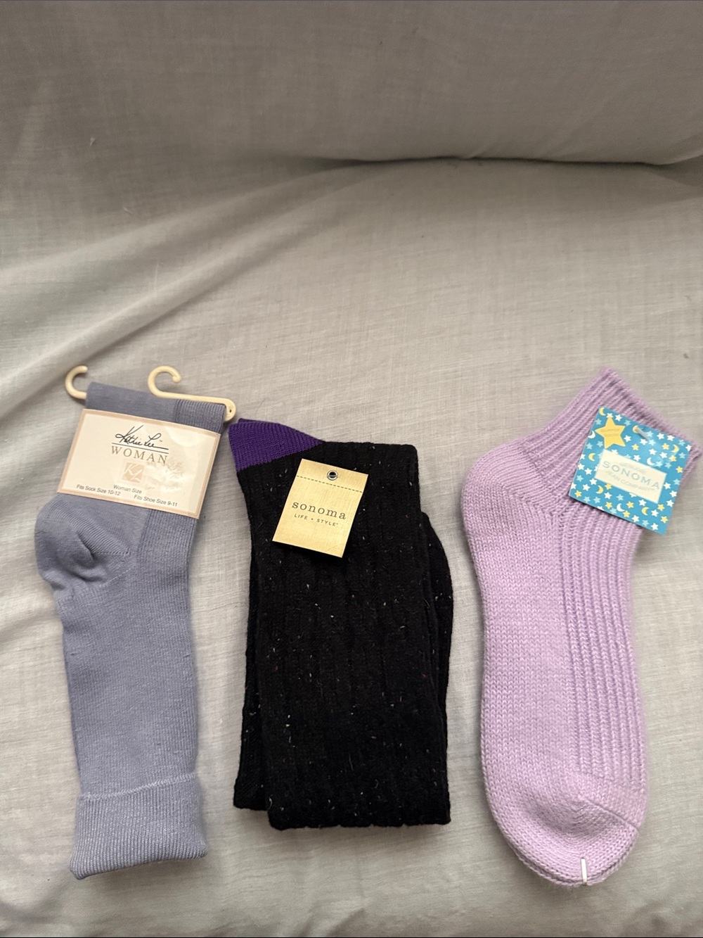 Women’s Kathie Lee & Sonoma socks total of 3 pair